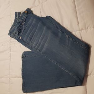 American Eagle, Size 4, Flared Leg Blue Jeans